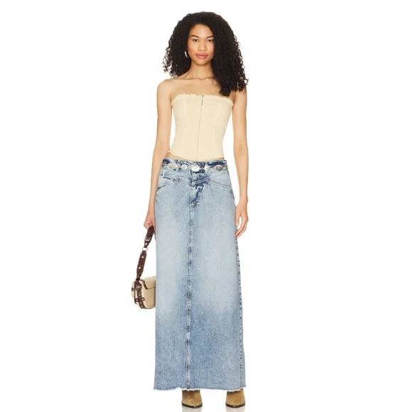 Free PeopleCome As You Are Maxi Skirt NWT